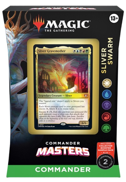 (image for) Commander Masters Sliver Swarm Deck